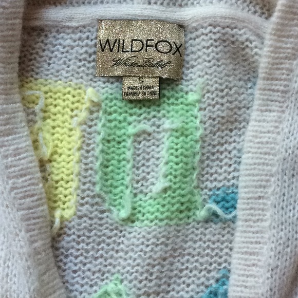 WILDFOX Stars Slouch Cardigan - Picture 3 of 5